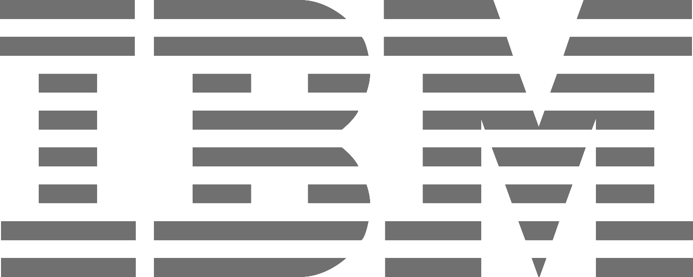 IBM striped logo